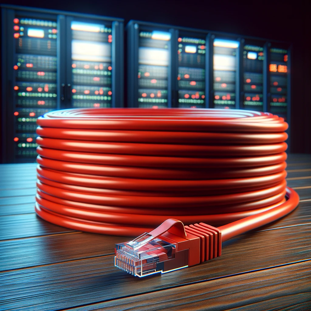 Patch cords em data center profissional